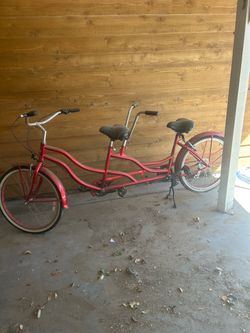 Green line two person bike