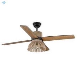 Savannah 52 in. Indoor LED Dry Rated Ceiling Fan with 4 Reversible Blades, Light Kit and