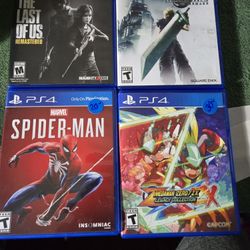 Lot Of 4 PS4 Games