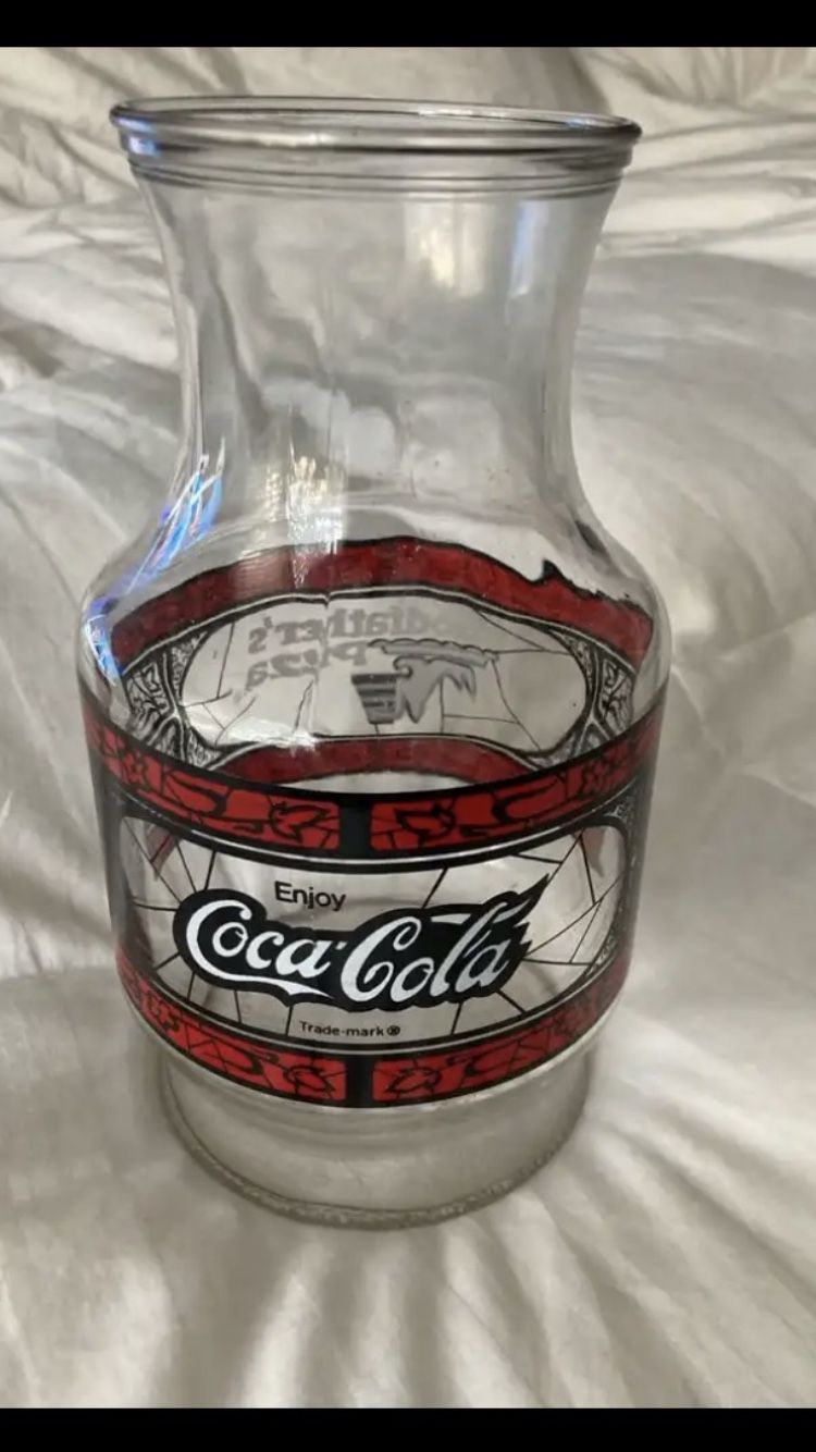 Vintage Coca-Cola Godfather Pizza Picture Like New