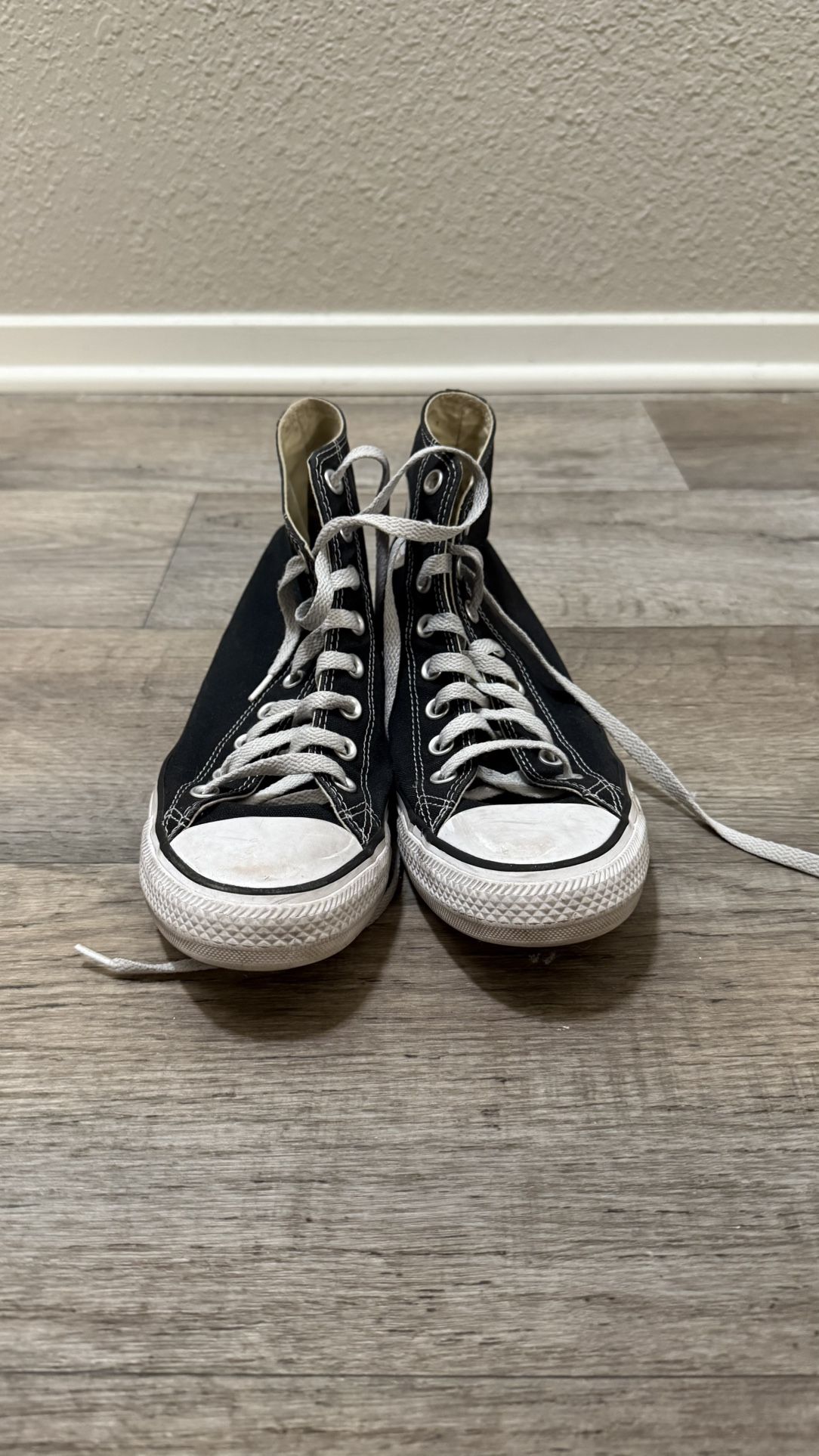 Black and White Converse