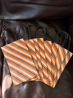 Set of 8 Halloween Colors Gift Bags