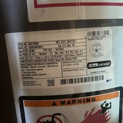 Rheem Water Heater 50 Gallon (Gas)  in exelent condition. Three months warantee.