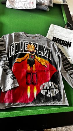 Rough Play Role Play Graphic Long Sleeve Shirt