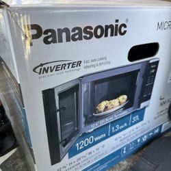Panasonic stainless steel microwave 1.3 cu ft