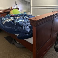 Twin Bed Frame With Mattress 