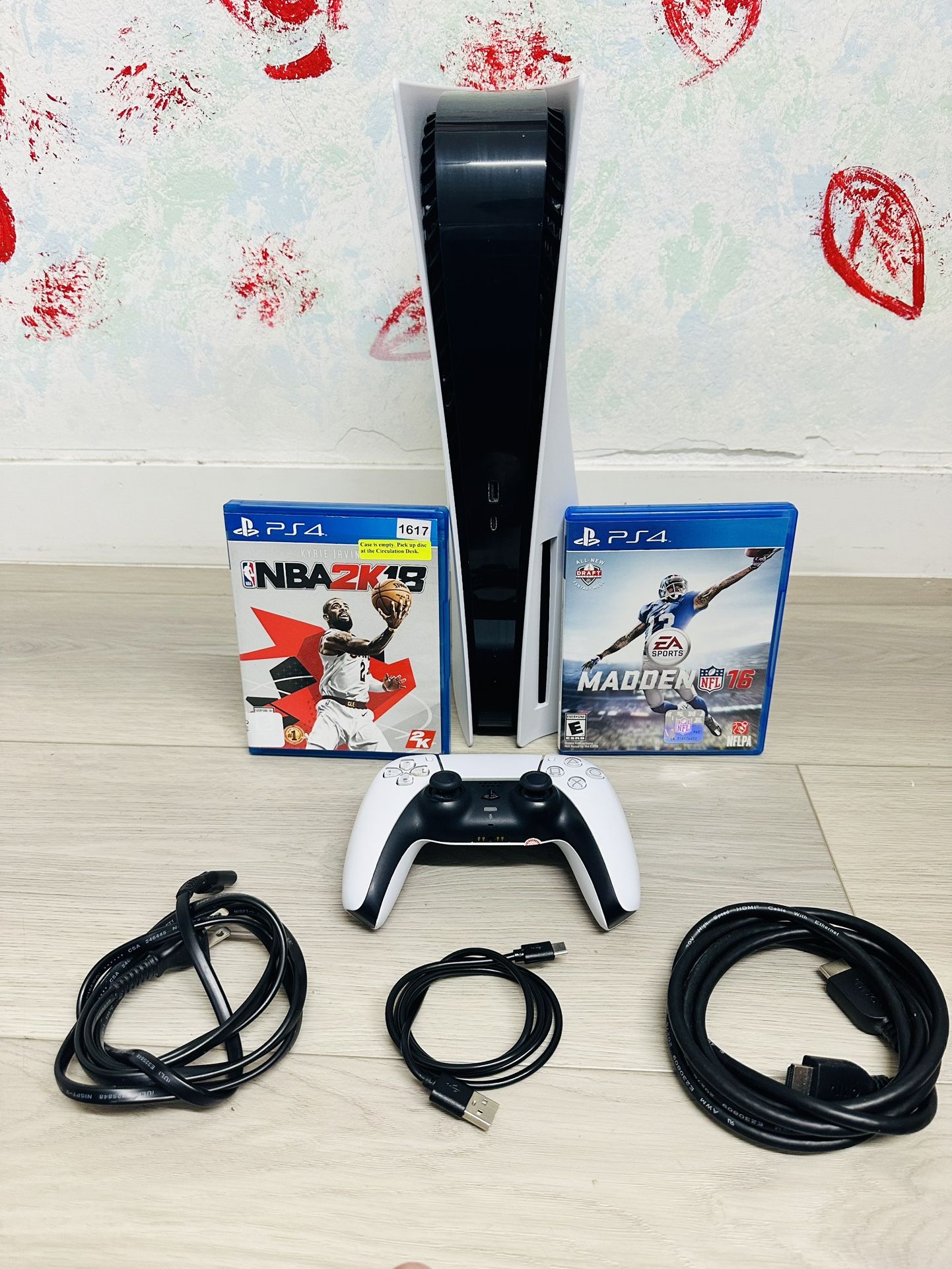 Sony PlayStation 5 - 825GB , Bonus 2 Games ( Used Very New )