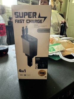 Super fast charge 4 in 1 car adapter