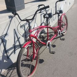 Selling sun biscayne 7 tandem beach cruiser
