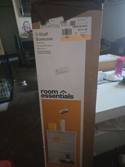 Room Essentials 3-Shelf Bookcase White