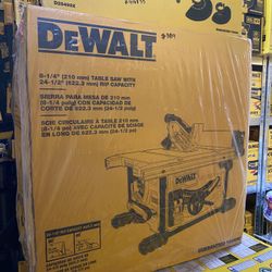 DEWALT 15 Amp Corded 8-1/4 in. Compact Portable Jobsite Tablesaw (Stand Not Included)