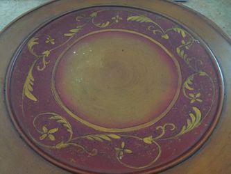 Large heavy plate. To display on stand.