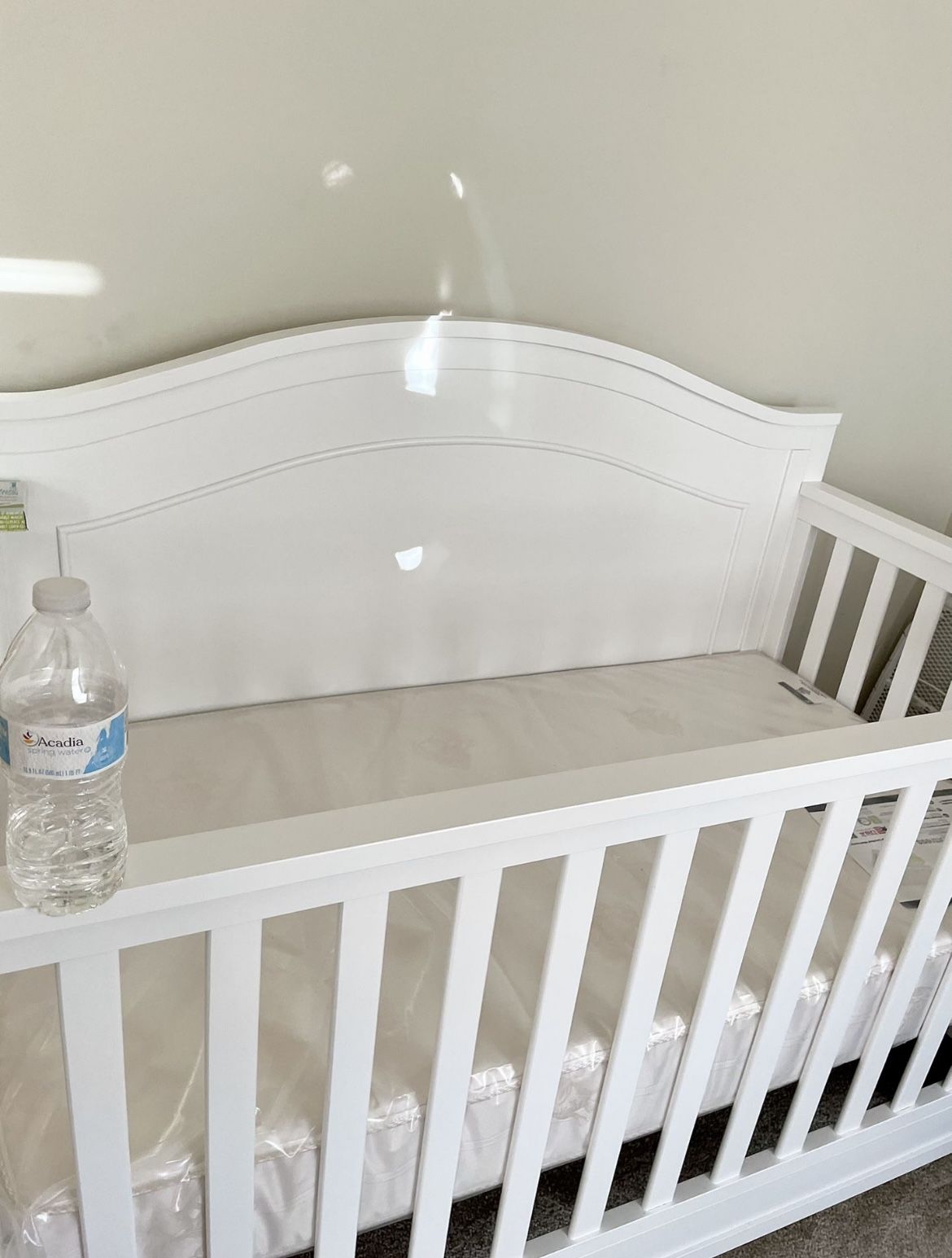 Brand New Never Used Crib With Sealed Mattress