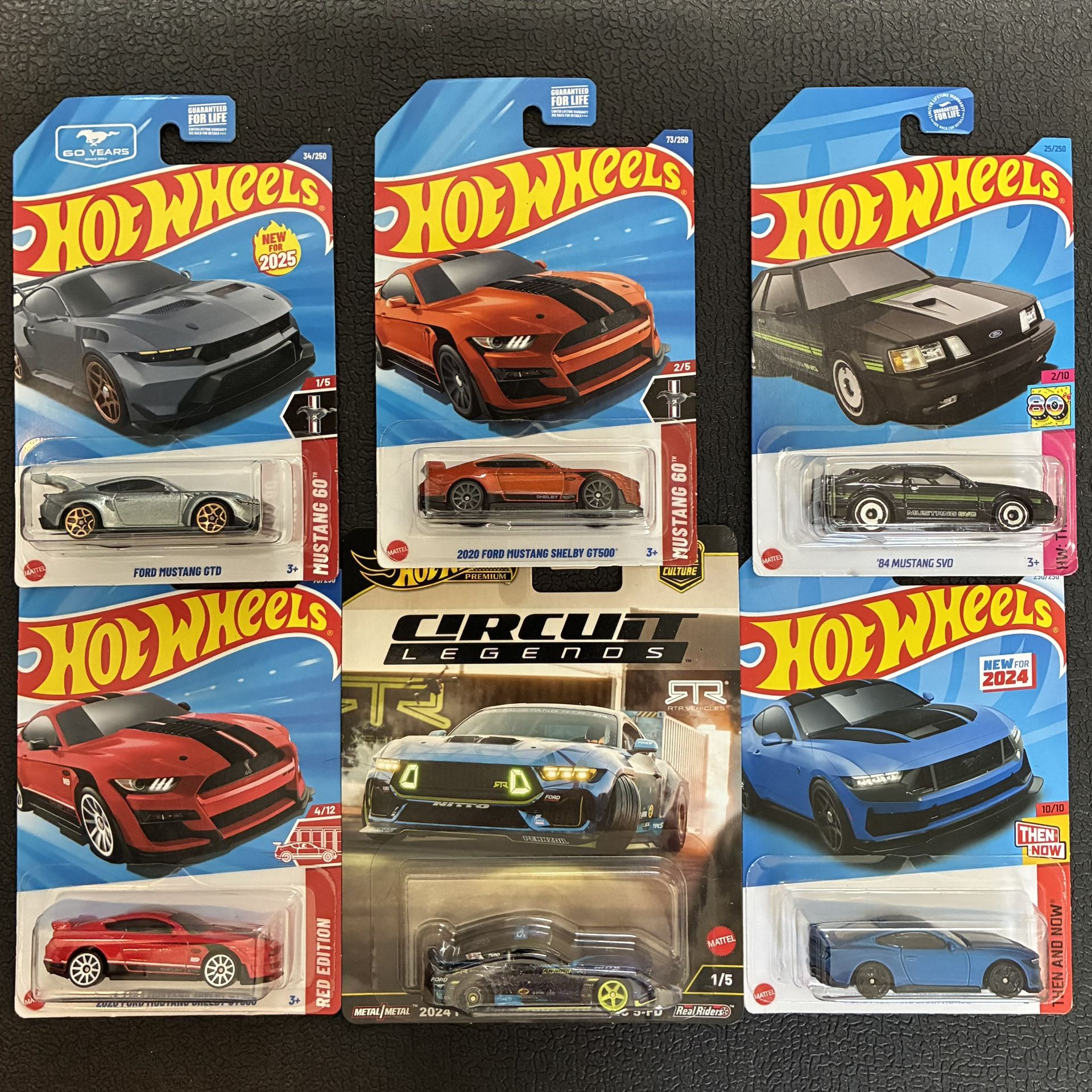 Hot Wheels Ford Mustang Premium RTR SPEC 5-FD Plus Target Red & 5 Mainline