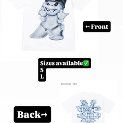 Supreme FW25’ week 7 Snowman tee white & Brown. 