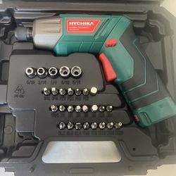 Cordless Screwdriver Kit 4V 2.0 Ah Rechargeable Screw Gun With Bits & Case NEW