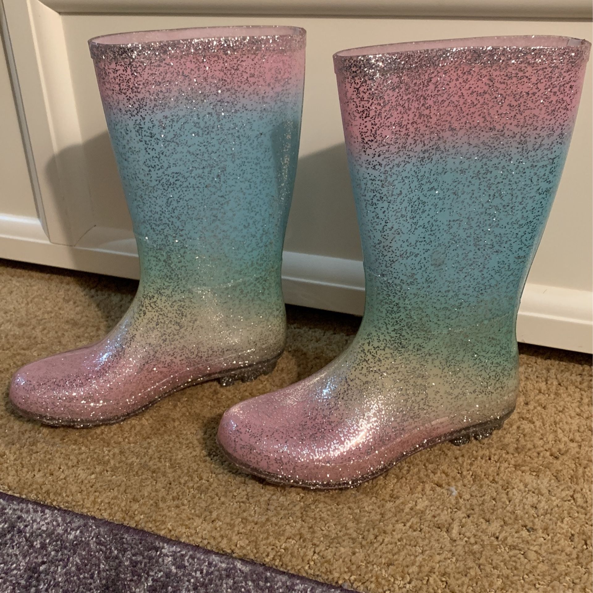 Girls Rain boots Size 2 Kids