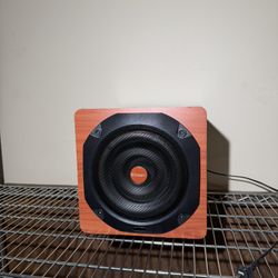 BT-12 Bluetooth Speaker – Wood Style – Karaoke Inputs, Bass/Treble Control 