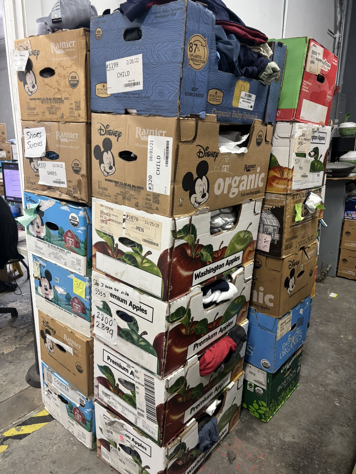 500 PCs De Ropa Usada O Con Polvo. Mix De Adultos 