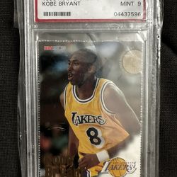 1996 Hoops Sheets Kobe Bryant PSA Mint 9