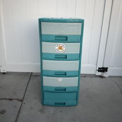 5 Tier Plastic Storage Drawer