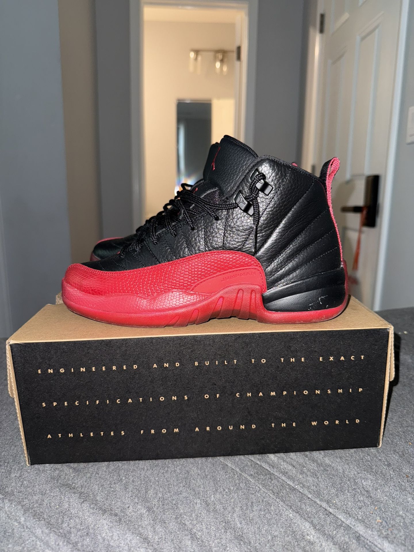 Jordan 12 Flu Game Size 7Y