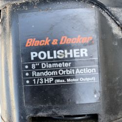 Polisher - Black and Decker
