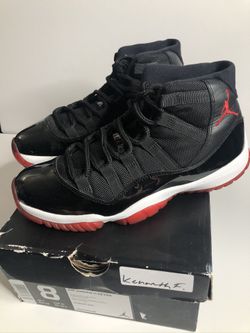 Nike air Jordan 11 bred 2012 size 8