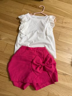 Little Girls Set Size 6 Top & Shorts