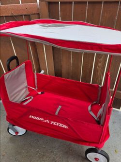 Radio Flyer Folding Wagon with Canopy