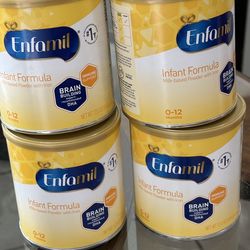 Four Cans of Baby Formula