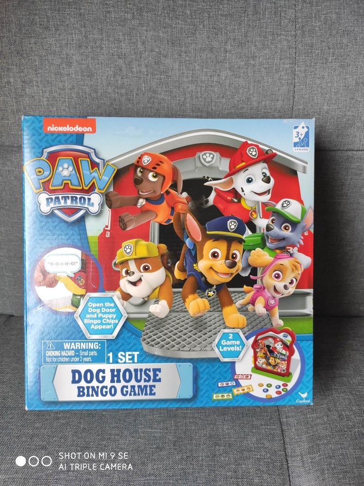 Paw Control- Dog House Bingo Game