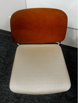 Set of 10 Modern Guest/Reception Chairs – Wood & Upholstered