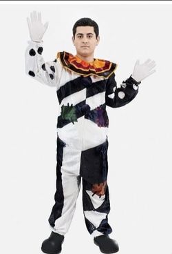 NEW SCARY CLOWN COSTUME FOR ADULT MEDIUM