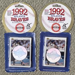 1992-2 Atlanta Braves Team Sets 