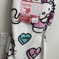 Hello Kitty Conversation Hearts Valentines Blankets 💗