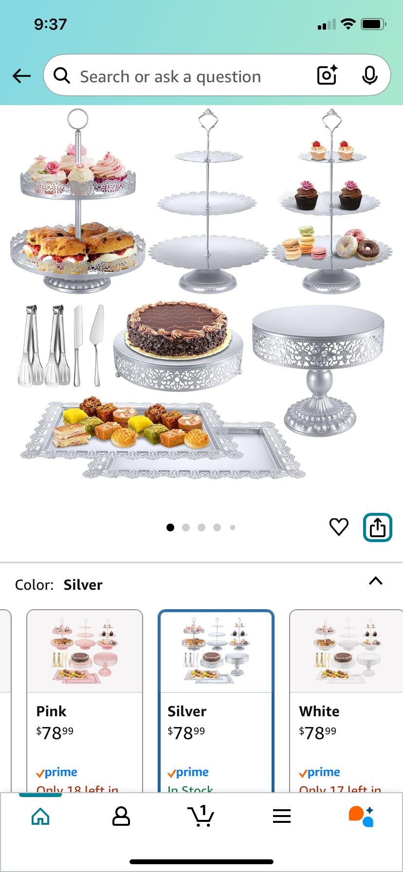 Dessert, Trays