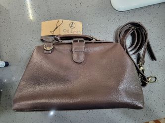 *New*Leather purse, Doctor Bag style