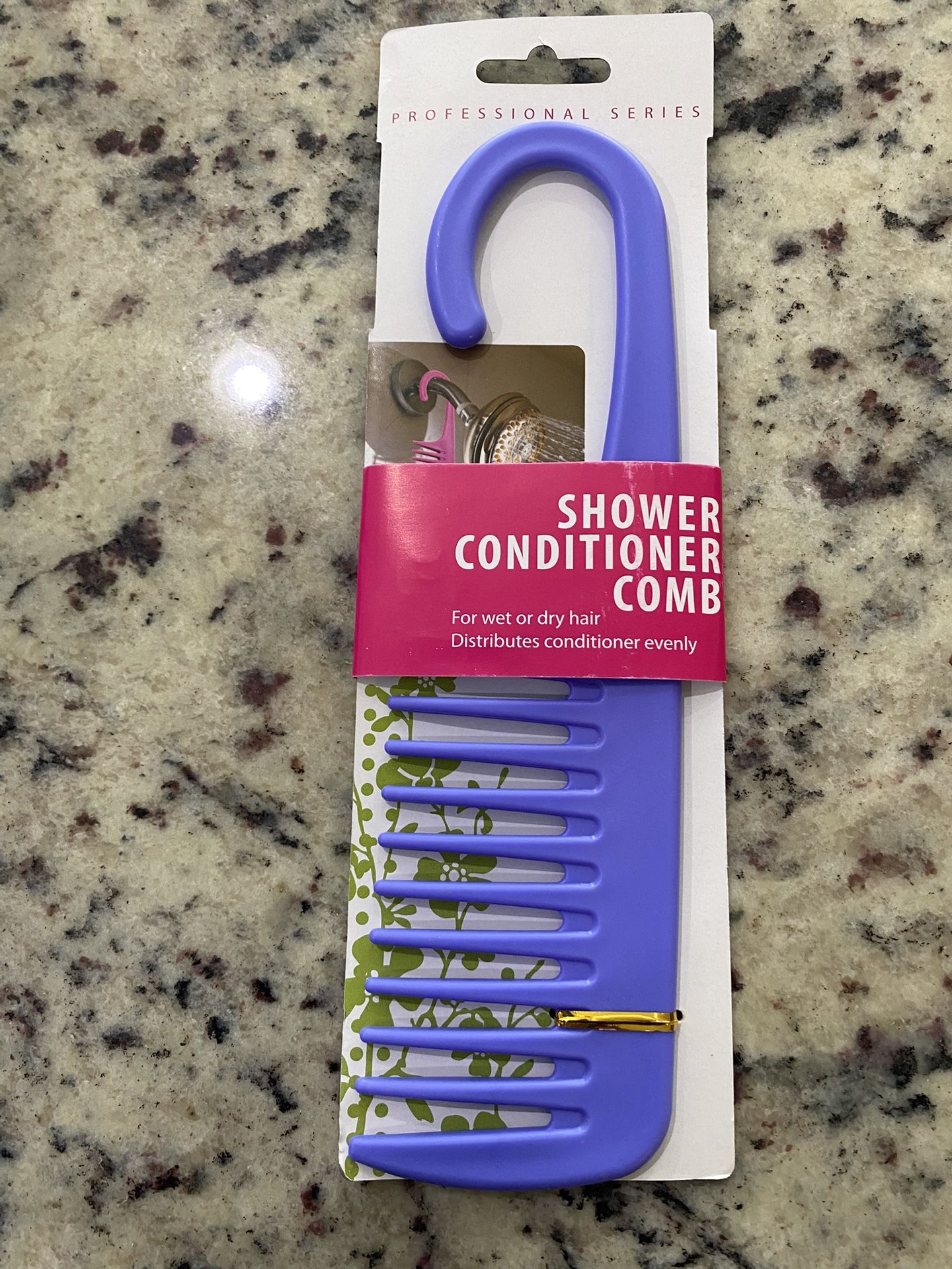 Shower conditioner comb