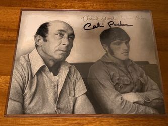 CALVIN PARKER HAND SIGNED AUTOGRAPHED 8x10 PHOTO ALIEN UFO INCIDENT RARE COA