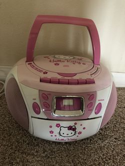 plasticitet lukke Lavet af Hello Kitty portable radio/CD player for Sale in Rancho Cucamonga, CA -  OfferUp