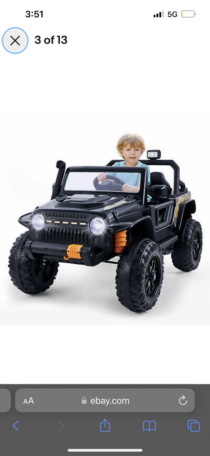 !! BRAND NEW 12V Remote Control Electric Kid Ride On Car Power