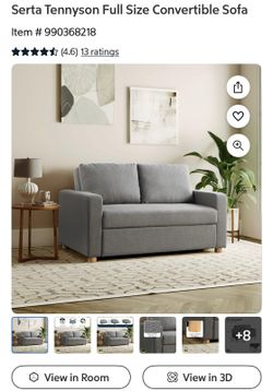 Serta convertible Sofa/Sleeper