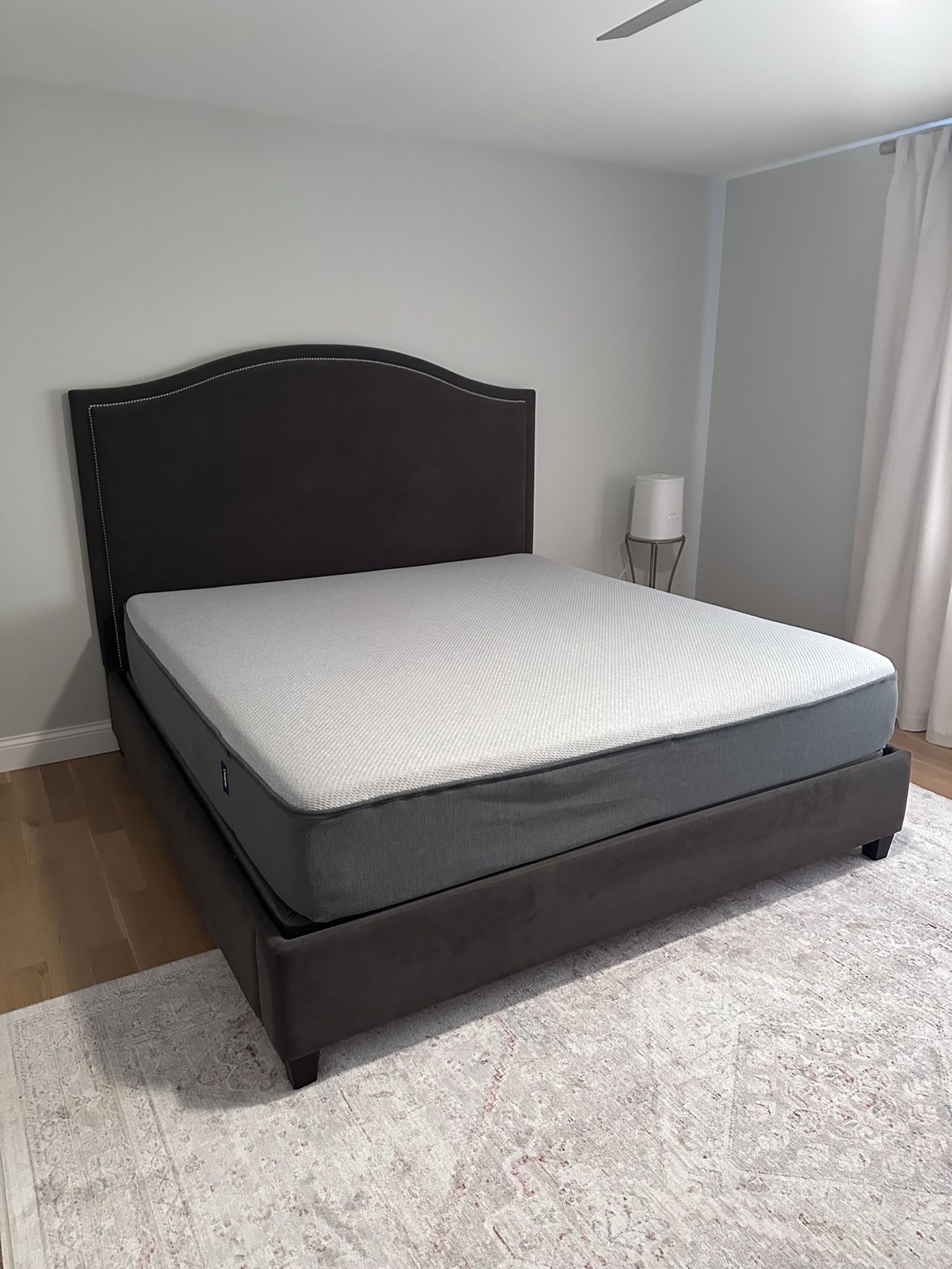 King Bed With Box Spring NO MATTRESS