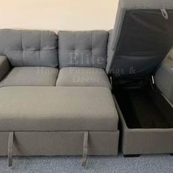 Dark Gray Sleeper Sofa 
