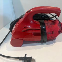 Dirt Devil Royal Ultra Hand Handheld Vacuum Red 08230C w/ Hose Tested Works