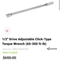 Snap On Torque Wrench 