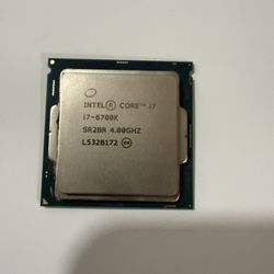 Intel I7 6700k CPU