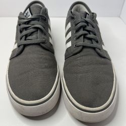 Adidas Seeley Men's Size 11 Grey Canvas Skate Sneakers