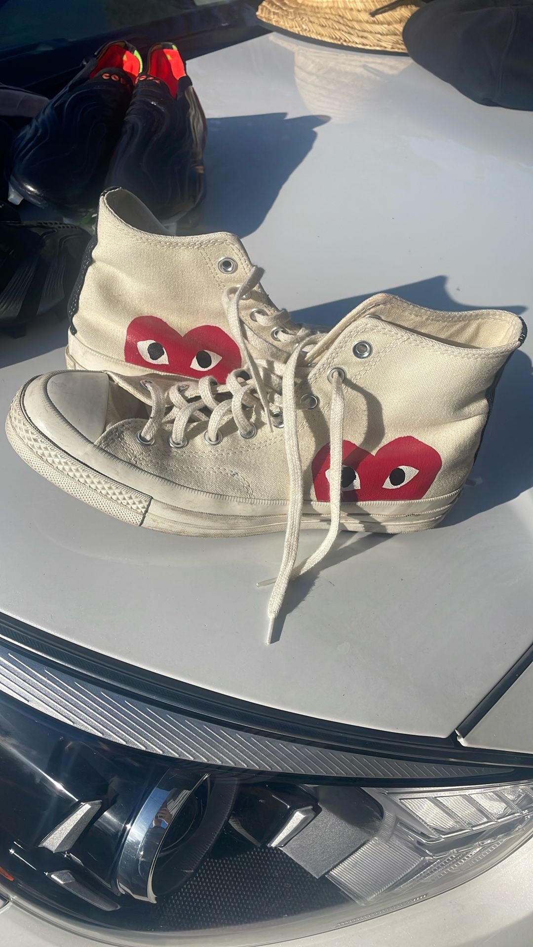 Converse/ Comme Du garçons Heart cons! 